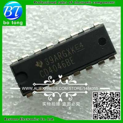 

20PCS CD4046BE CD4046B CD4046 4046 IC DIP-16 Free shipping