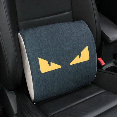 

Di Galen car waist rely on creative cartoon car with lumbar pillow Taika memory cotton car with office back cushion waist pillow four seasons universal devil