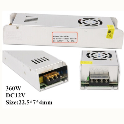 

LED Driver Power Supply AC220 to DC12V 60W 120W 200W 250W 360W LED Adapter Lighting Transformers