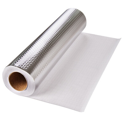 

Ogilvy & Mather Oilproof Sticker Kitchen Waterproof Sticker High Temperature Oilproof Stick Aluminum Foil Tin Paper Home Drawer Sticker 40200cm AMY1557