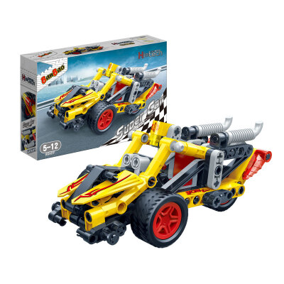 

BanBao 6967 Pull-Back Car Building Blocks Set