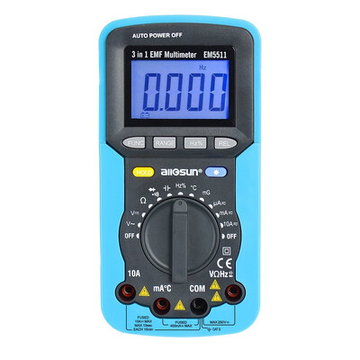 

Digit Autorange Multimeter Handheld Magnetic Field Radiation Detector Sensitive