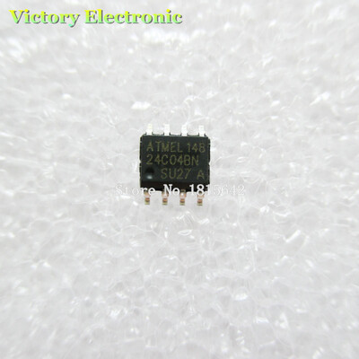 

10PCSLot AT24C04 24C04 24C04BN 24C02B SMD IC Chip SOP-8 New Original Wholesale Electronic