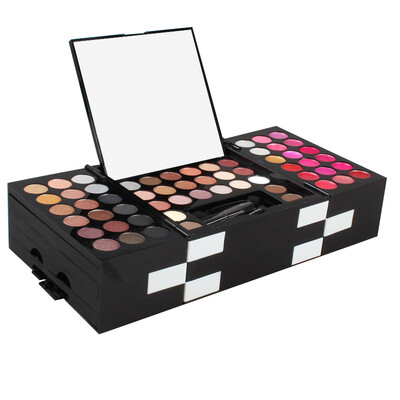 

148 color women fashion eyeshadow&lip goss