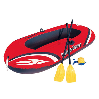 

Budweiser two thicker canoeing rubber boats inflatable boat hovercraft (including paddle, inflatable pump) 61062