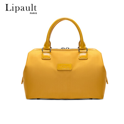 

Lipault fashion Boston bag simple shoulder Messenger bag light handbag solid color ladies pillow bag P5132008 navy blue