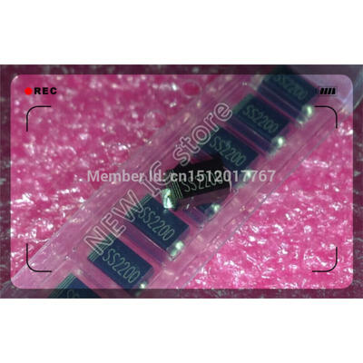 

free shipping 100% new original 50PCS SS2200 DO-214AC/SMA diode