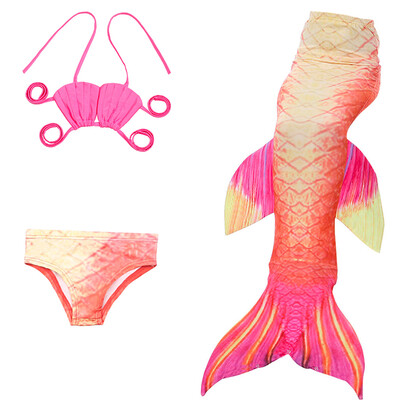 

3pcsSet Girls Mermaid Tails Swimming Costume2017 Children Mermaid Tail Costume For Kids Swimming Mermaid Tails