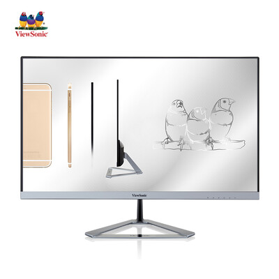 

ViewSonic&39s 238-inch flagship 66mm slim metal fuselage AH-IPS screen does not flash computer monitor VX2476-smhd