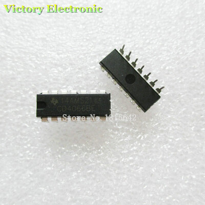 

New Original 10PCS/Lot CD4066 CD4066BE DIP-14 Switch Chip Wholesale Electronic