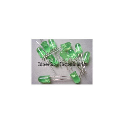 

100PCS Green 5mm diffused led