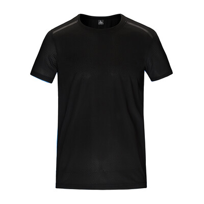 

Rich bird FUGUNIAO Summer New Men&39s Light Icy Quick-drying t-shirt Moisture Quick-drying Breathable round neck short-sleeved T-shirt Quick-drying clothes T-shirt D1808 Black