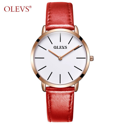 

Ультра тонкие кварцевые наручные часы OLEVS Luxury Brand Men Watch Кожаный ремешок Casual Простые часы erkek kol saati relojes hombre