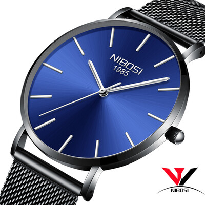 

Relogio Masculino 2018 New Ultra Thin Watches For Men Watch Top Brand Luxury Simple Watch Black Leather Male Clock Waterproof Saat