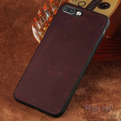 

LANGSIDI натуральный кожаный чехол для iPhone 7 Plus Case Vintage Crazy skin skin All-inculsive Cover