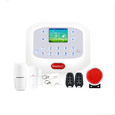 

Touch TFT GSM wireless alarm IOS Android APP Control Home security Anti-theft Alarm System Protection