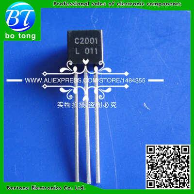 

50PCS 2SC2001 C2001 NPN 25V 007A TO-92 Free shipping