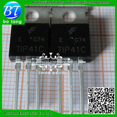 

Free Shipping 50Pair 50pcs TIP42C 50pcs TIP41C PNP TO-220 Transistor new original