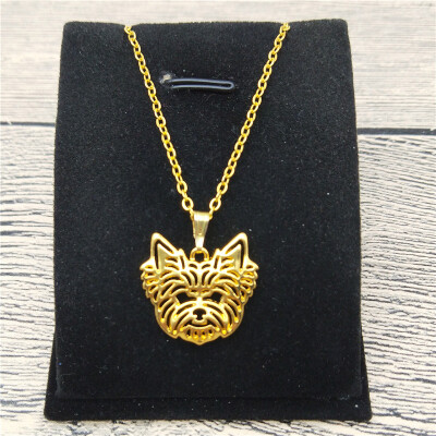 

New Yorkshire Terrier Necklace Trendy Style Yorkshire Terrier Pendant Necklace Women Fashion Pet Dog Jewellery