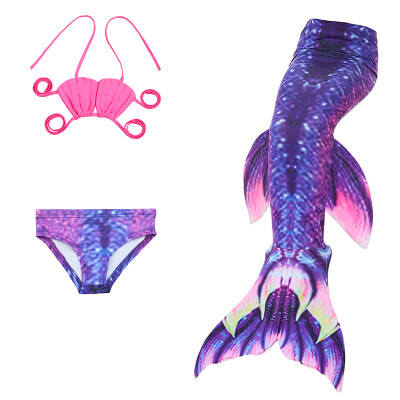 

3pcsSet Girls Mermaid Tails Swimming Costume2017 Children Mermaid Tail Costume For Kids Swimming Mermaid Tails