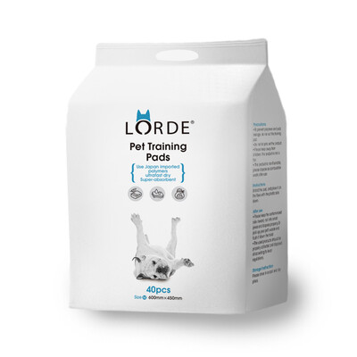 

Lorde pet training urine pad dog diaper absorbent pad full absorption deodorant dog pad 50 piece M code 45X60
