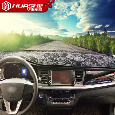 

Huashi Modern New Tucson Lightproof Pad 14-18 Tucson Central Control Instrument Panel Sun Protection Insulation Light Pad Car Accessories Refit Special Rose Pattern