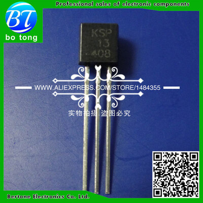 

MPSA13 KSP13 A13 TO-92 05A30V NPN Transistor 1000Pcs