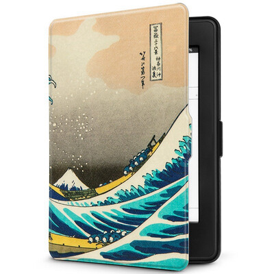 

Natusun K5-04 Kindle 958 Prototype Case Kindle Paperwhite 123 Electric Paper Book Sleeping Leather Case Kanagawa Surf