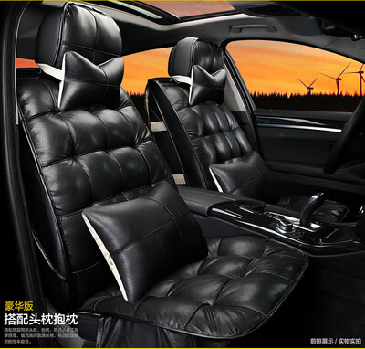 

autumn winter car seat covers warm cushions set velvet thick covering universal auto seats covering for AUDI A4 A4L A6L A6 A1 A7