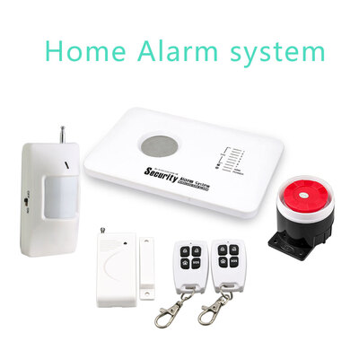 

Wireless GSM&SMS Burglar Alarm Security System with Motion Detector Gate Intruder Sensor Control App ios Android