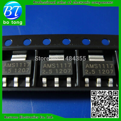 

Free Shipping 100PCSLOT SOT-223 AMS1117-25V AMS1117-25V AMS1117 LM1117 1117 Voltage Regulator We only provide good quality