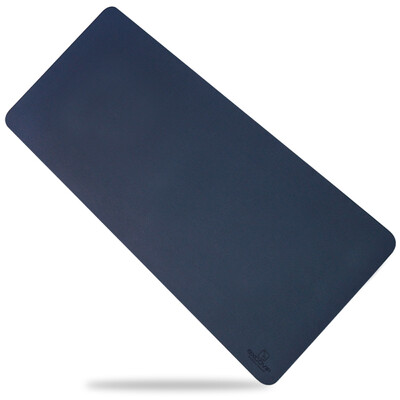 

EXCO Waterproof Leather Mouse Pad Oversized Desk Pad Oversized Double Sided Game Pad Elegant Black BAS1801-03
