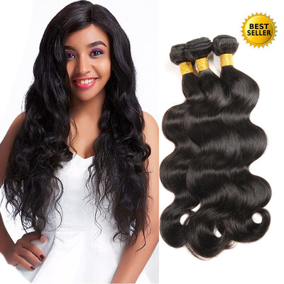 

Protea Brazilian Virgin body Hair 3 Bundles Body Wave 100g Unprocessed Natural Color 100 Human Hair Extensions