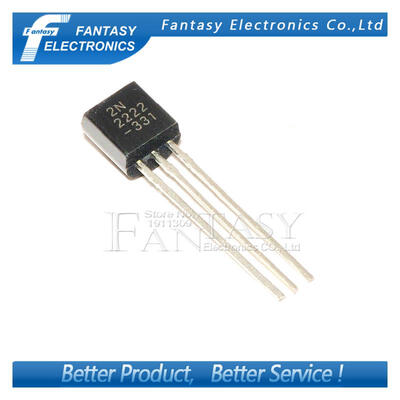

50PCS Transistor 2N2222 2N2222A TO-92 TO 92 new and original IC free shipping