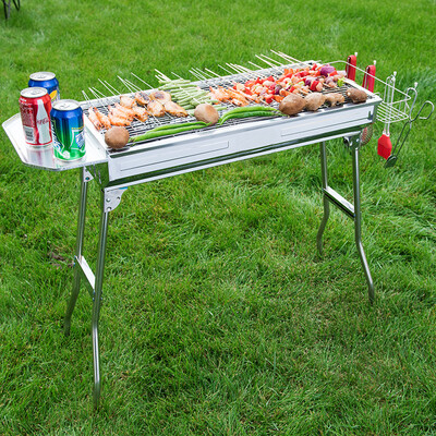 

Still grilled barbecue grill charcoal outdoor stainless steel portable oven 5 or more barbecue grill tools
