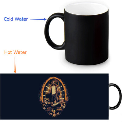 

The Big Lebowski 350ml/12oz Heat Reveal Mug Color Change Coffee Cup Sensitive Morphing Mugs Magic Mug Milk Tea Cups
