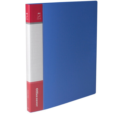 

Office Depot FFA4 long folder / folder / folder A4 PP material blue