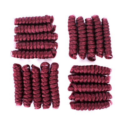 

20 Inches Medium Crochet Hair Spiral Curly Crochet Braiding Short Curlkalon Tapered Cut Ombre Bouncy Curl Twist Hair(saniya)