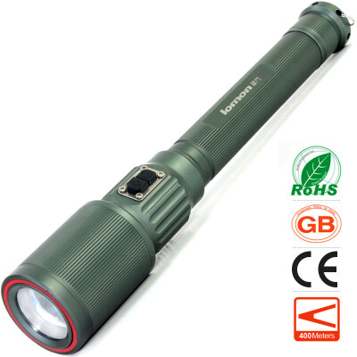 

Zoom LED Flashlight 1000 Lumens 10W CREE T6 High Power Telescopic Olight Intelligent Electric 18650 Rechargeable Torch