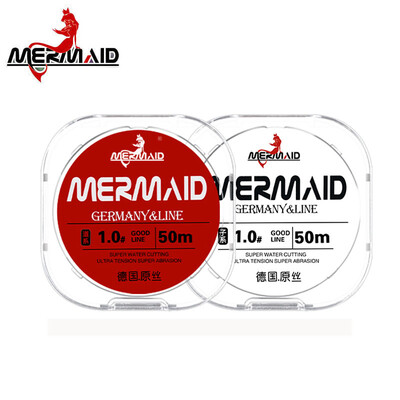 

Mermaid Shanghai Mermaid Line Germany Import Silk Line Sports Fishing Line Main Line 50 Meter Road System 15