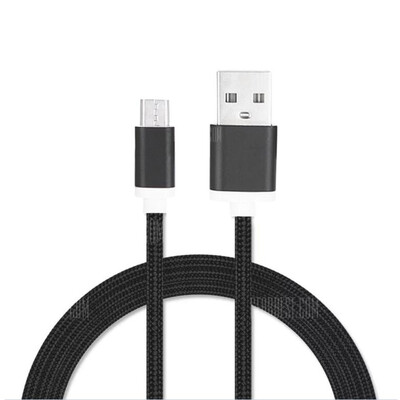 

15M Nylon Braid Micro USB Data Charging Cable for Android Mobile Phones
