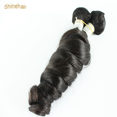 

3pcs4pcs Machine Weft Real Mink Brazilian Loose Wave Hair With Closure Frontal