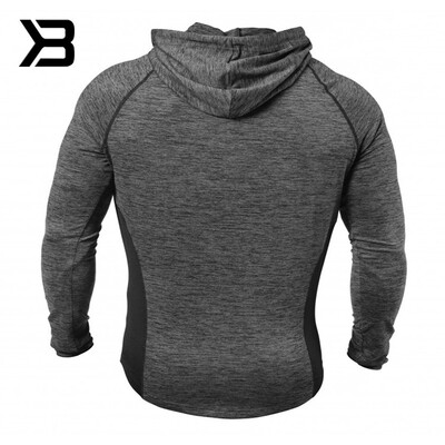 

Muscle brothers mens autumn&winter new fitness sports casual slim hooded outdoor personality sports sweater