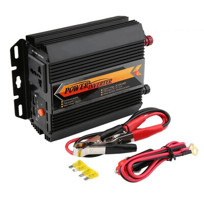

500W Pure Sine Wave Солнечные зарядные инверторы DC 12v для AC 220v Инвертор высокой эффективности преобразования Преобразователь
