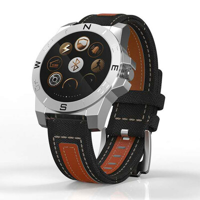 

Smart Watch 1.3-дюймовый круглый экран Поддержка монитора частоты сердечных сокращений шагомер Фитнес-часы Bluetooth водонепроницаемый smartWatch IOS Android