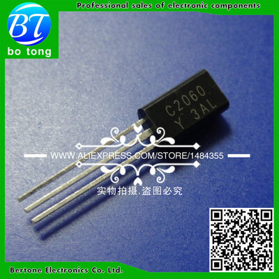

Free shipping 2SC2060 C2060 2060 NPN Transistor TO-92L Triode Power Transistor 200pcs/bag