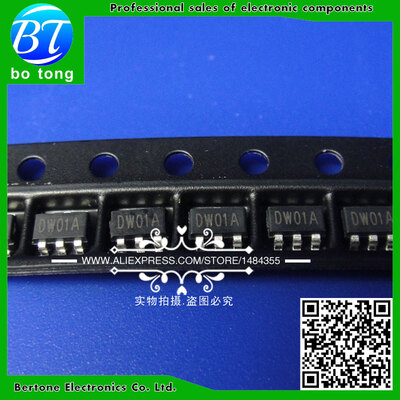 

50PCS DW01+ 8205A combination SOP23-6 battery protection chip each 25pcs