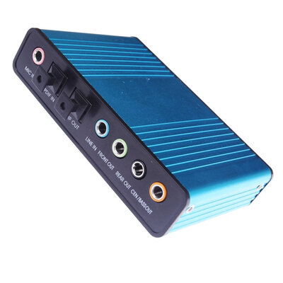 

huayuan внешняя звуковая карта 5.1 surround USB - Powered ноутбук ноутбук адаптер аудио