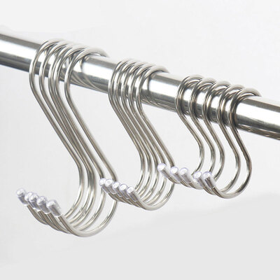 

Bingyou stainless steel  hook bold 42mm meat hook kitchen hook universal stainless steel -type hook crossbar hook 7 cm 14
