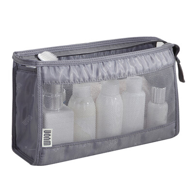 

WYQN literary youth outdoor travel wash bag men&women business travel portable multi-function storage bag cosmetic bag travel supplies gray